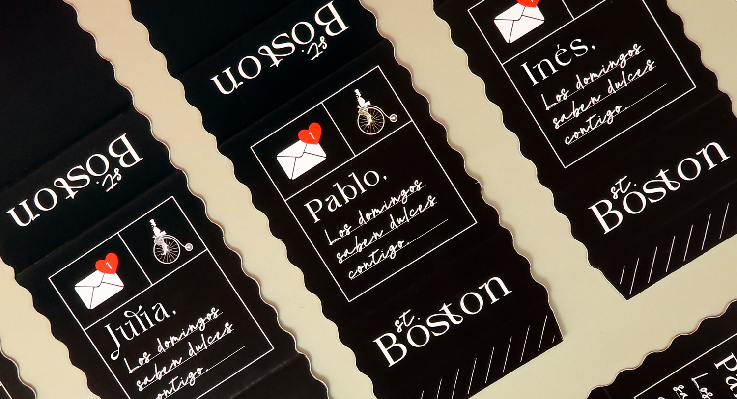 faja personalizada para regalo de chocolates