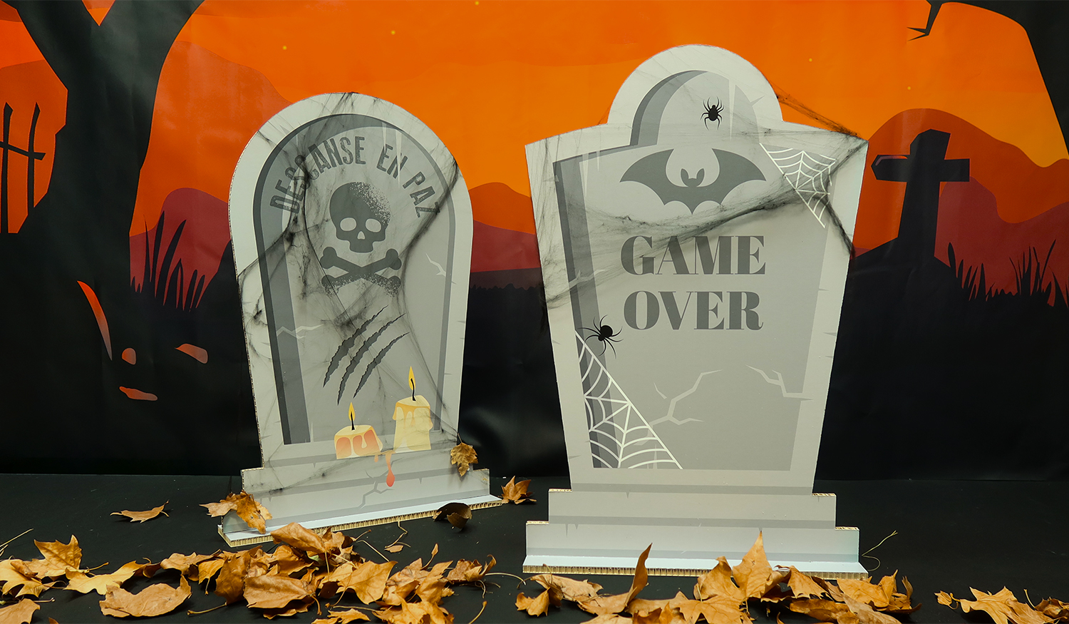 Decoración de Halloween para escaparates